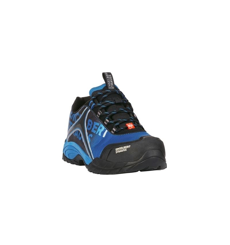 Safety Trainers: e.s. S1 Safety shoes Merak + graphite/gentianblue 2