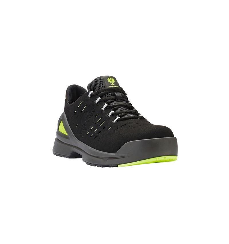 S1: S1 Sicherheitshalbschuhe e.s. Zembra + schwarz/warngelb 3