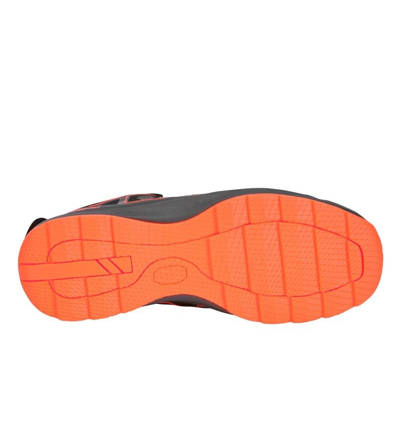 S1: S1 Sicherheitshalbschuhe e.s. Baham II low + anthrazit/warnorange 5