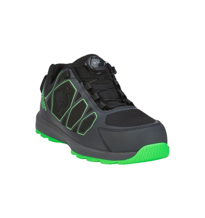 S1: S1 Sicherheitshalbschuhe e.s. Baham II low + anthrazit/seegrün 4