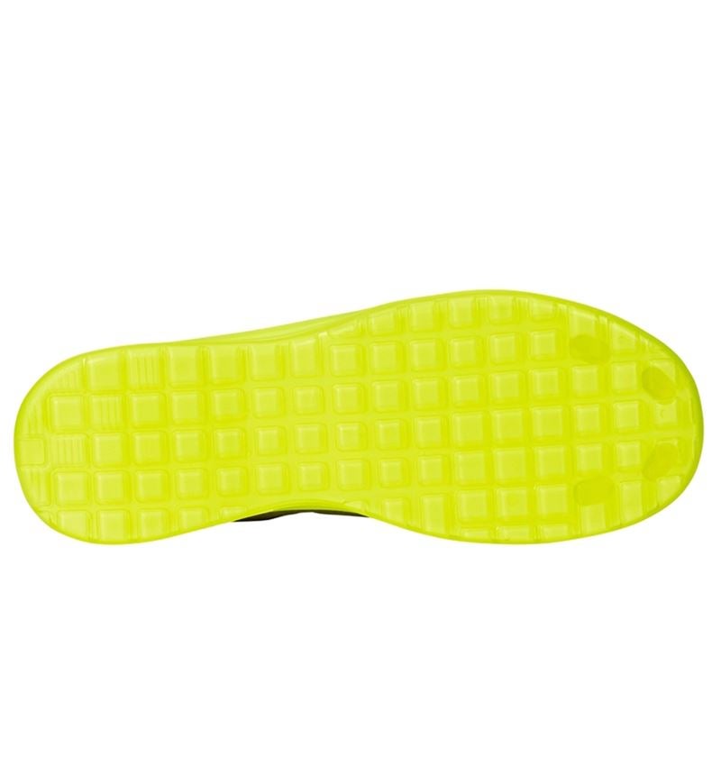 Safety Trainers: S1P Safety shoes e.s. Banco low + pearlgrey/high-vis yellow 5