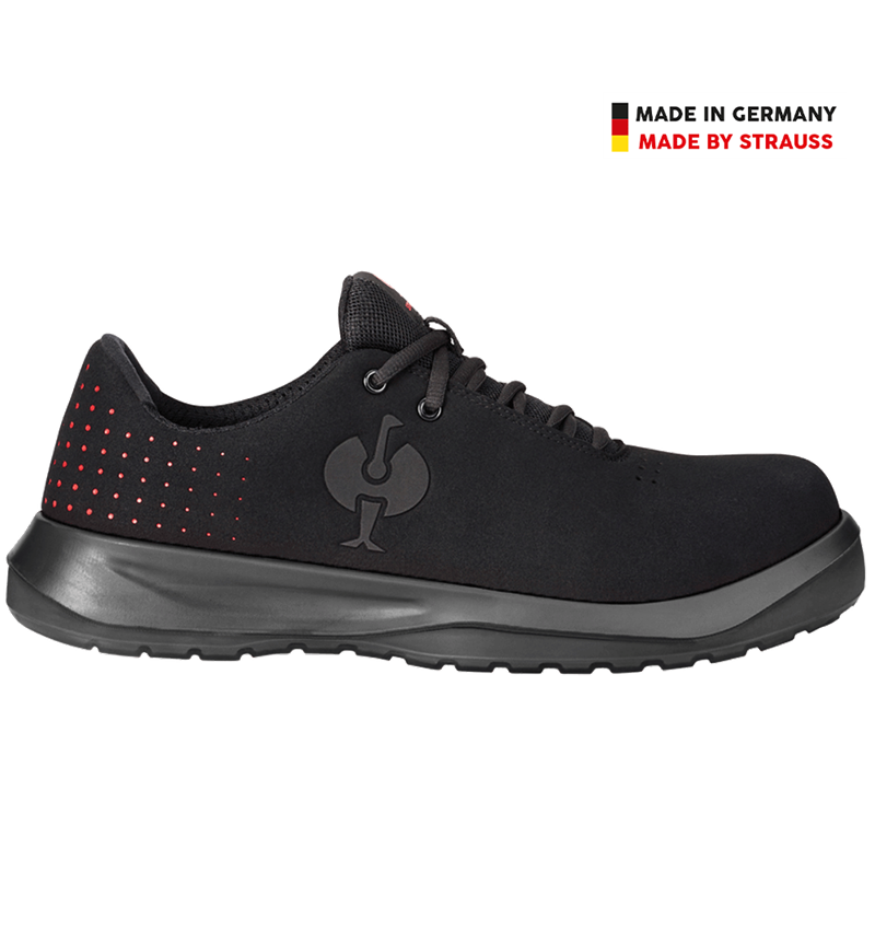 Safety Trainers: S1P Safety shoes e.s. Banco low + black