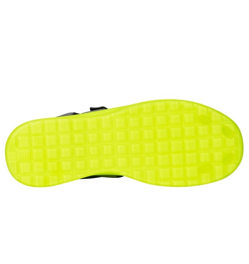 S1P	: S1P Safety sandals e.s. Banco + pearlgrey/high-vis yellow 5