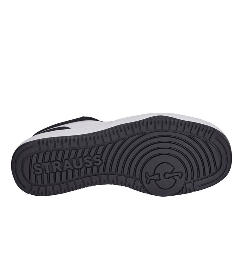 S1: S1 Sicherheitshalbschuhe e.s. Eindhoven low + schwarz/weiß 6