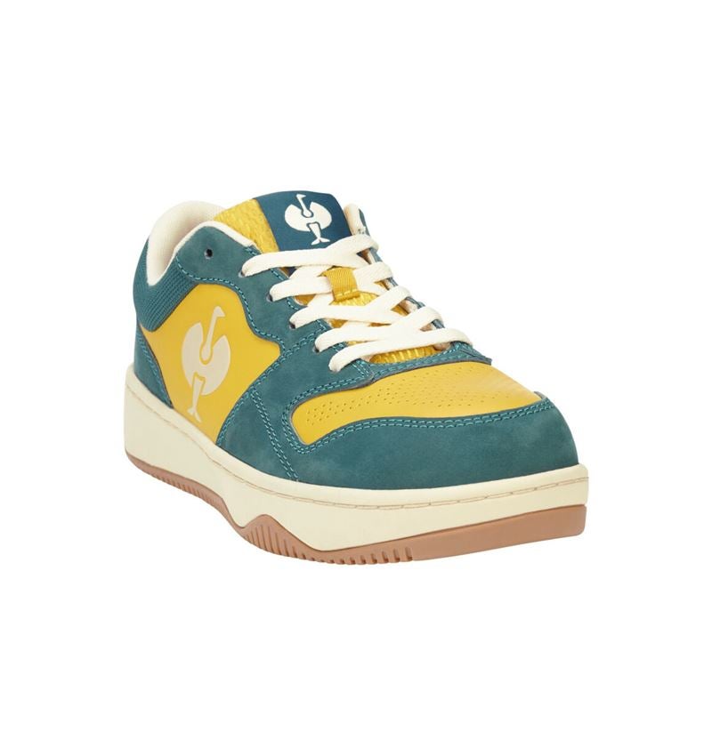 S1: S1 Sicherheitshalbschuhe e.s. Eindhoven low + smaragdgrün/chromgelb 5