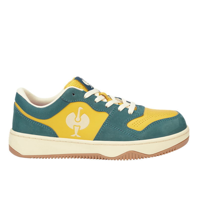 S1: S1 Sicherheitshalbschuhe e.s. Eindhoven low + smaragdgrün/chromgelb 4