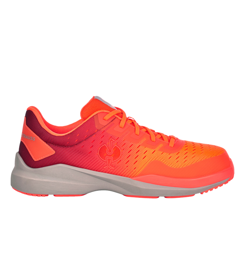 Medical | Healthcare: S1 Safety shoes e.s. Padua low + platinum/high-vis red 4