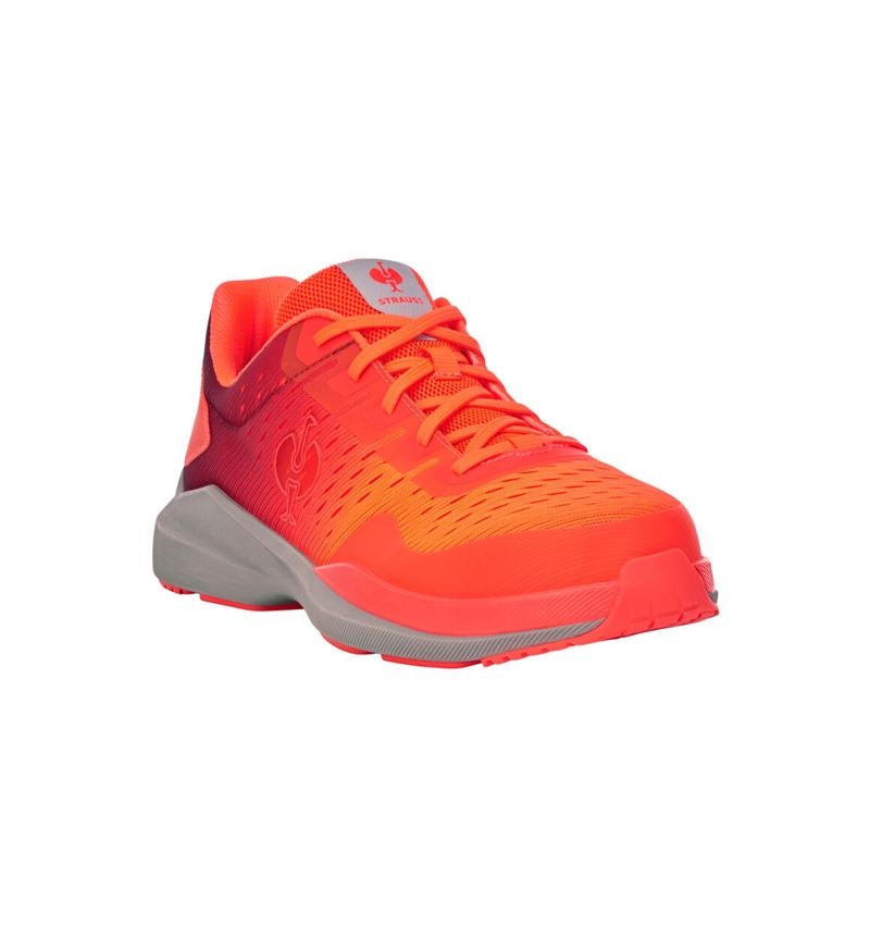 Medical | Healthcare: S1 Safety shoes e.s. Padua low + platinum/high-vis red 5