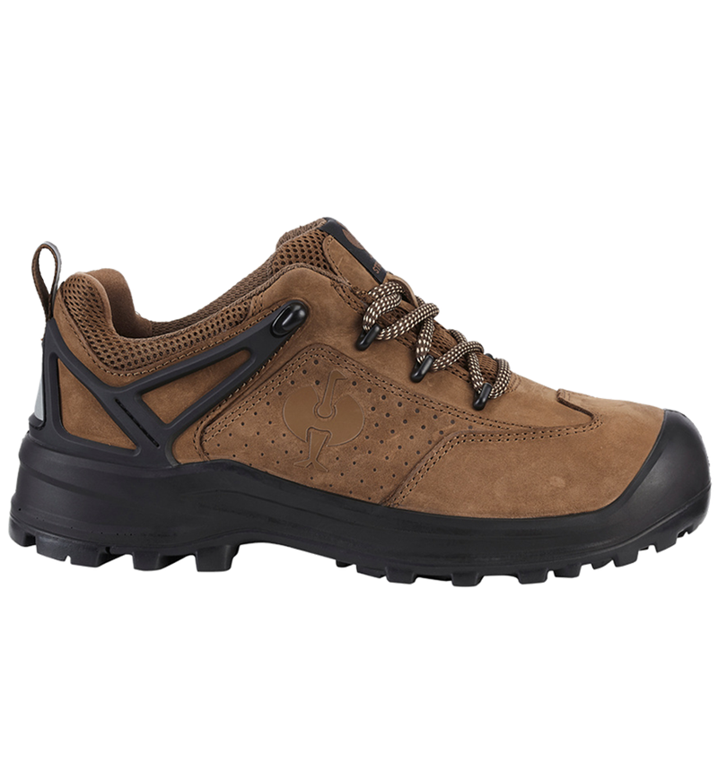 Safety Trainers: S3 Sicherheitshalbschuhe e.s. Kasanka low + braun 1