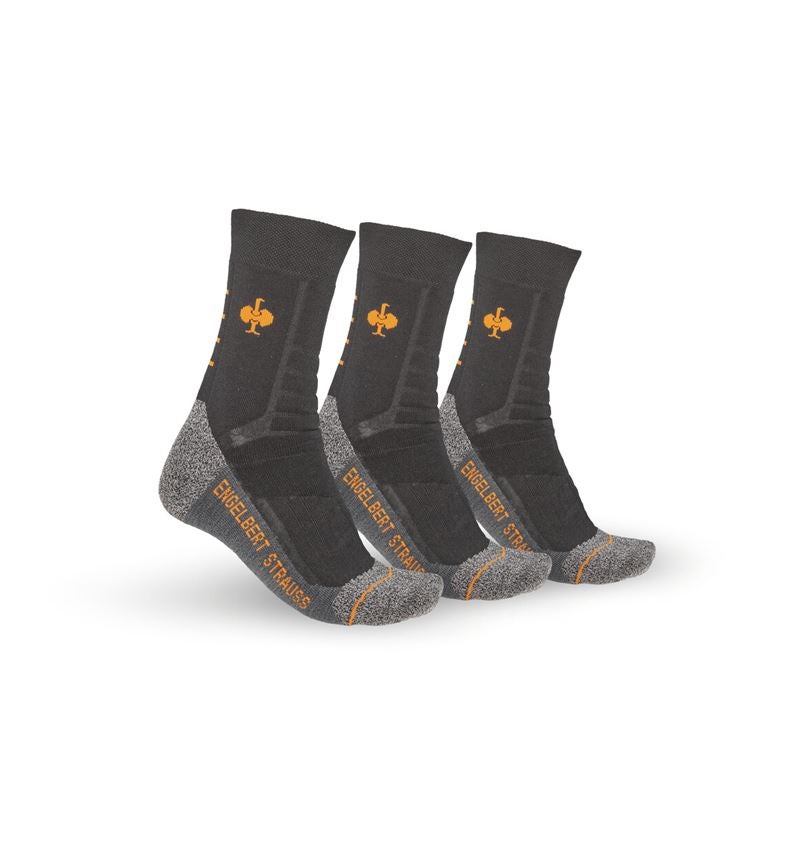 Winter accessories: e.s. Allround socks function warm/high + black