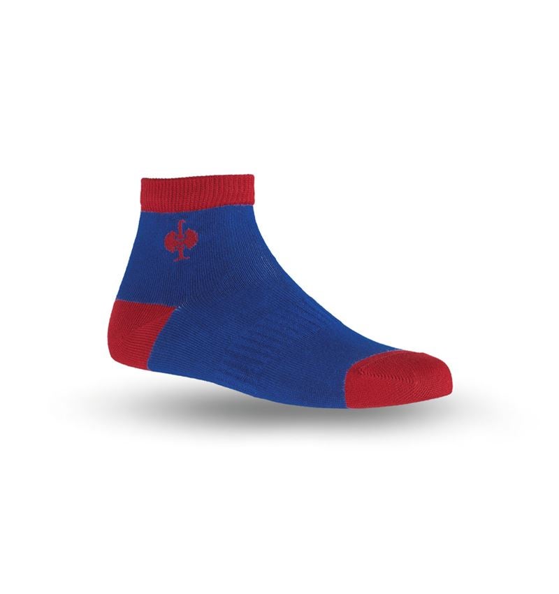 Socken | Strümpfe: e.s.Allround Socken Classic light/mid,Kind.,3er P. + kornblau/feuerrot