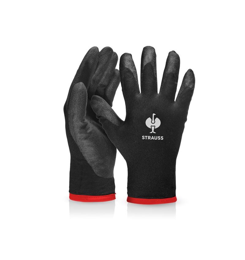 Beschichtet: Vinyl-Winterhandschuhe Comfort Plus