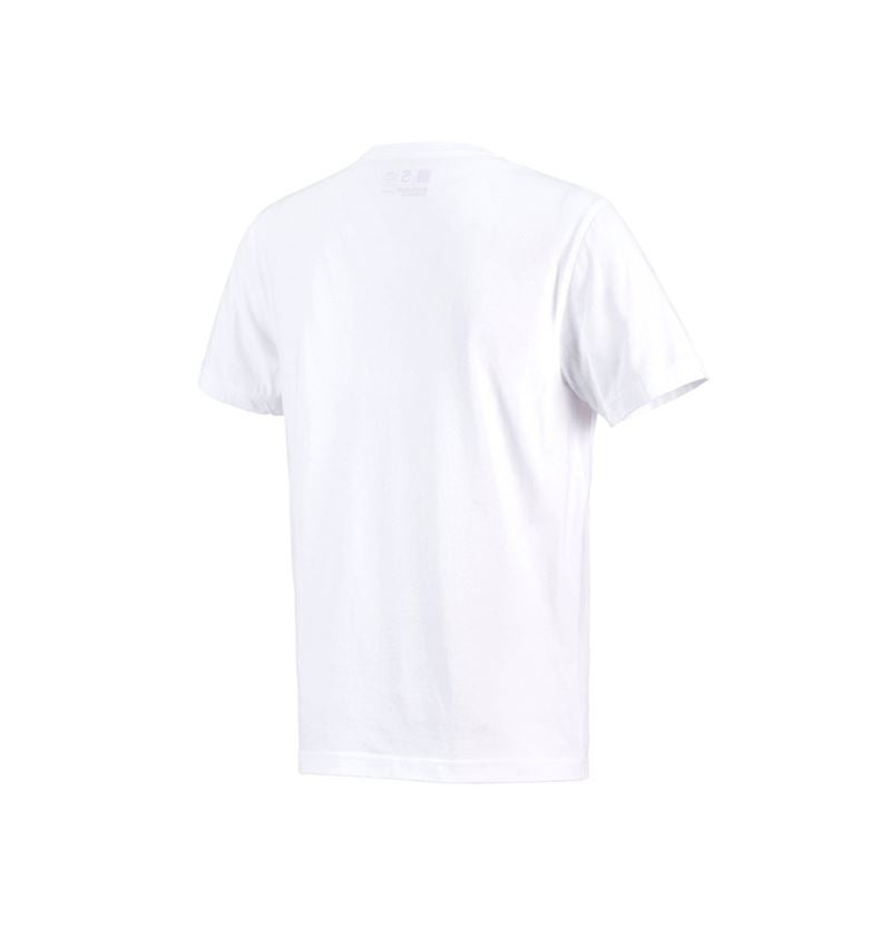 Shirts & Co.: e.s. T-Shirt cotton + weiß 6
