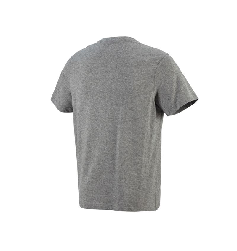 Shirts & Co.: e.s. T-Shirt cotton + graumeliert 6