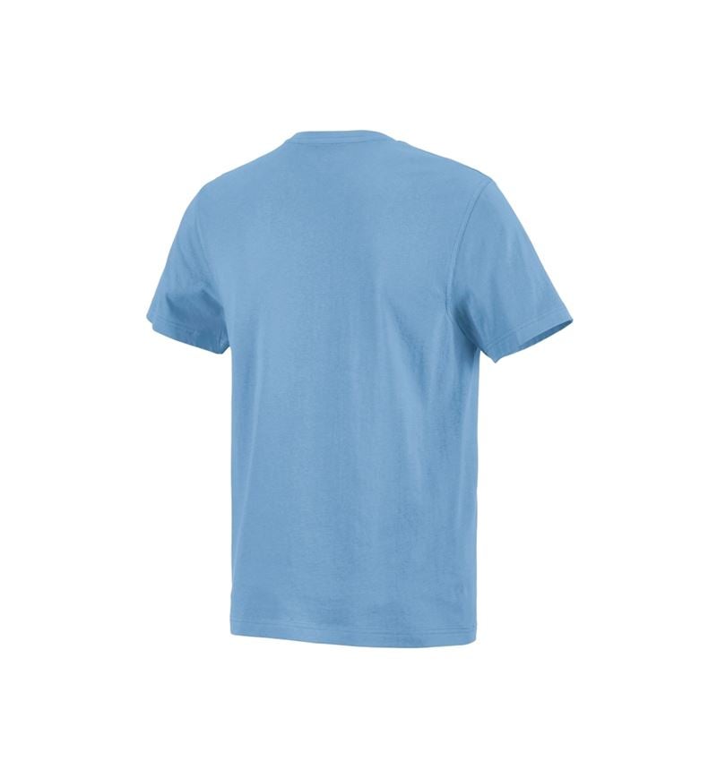 Shirts & Co.: e.s. T-Shirt cotton + azurblau 4
