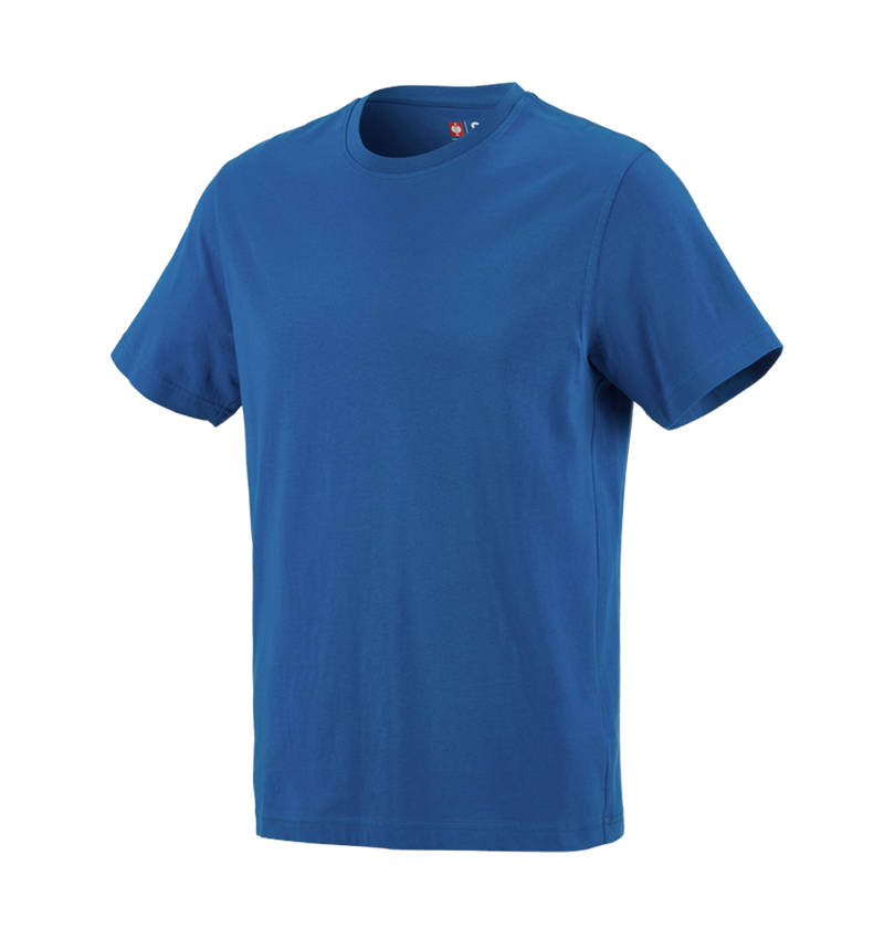 Shirts & Co.: e.s. T-Shirt cotton + enzianblau 7
