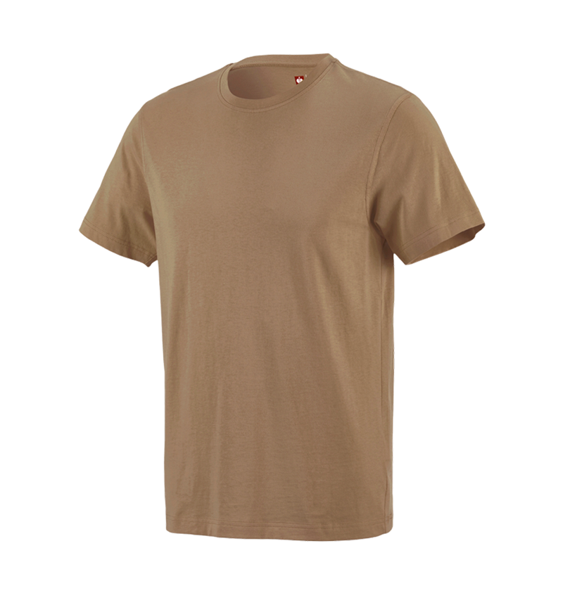 Shirts & Co.: e.s. T-Shirt cotton + khaki 2