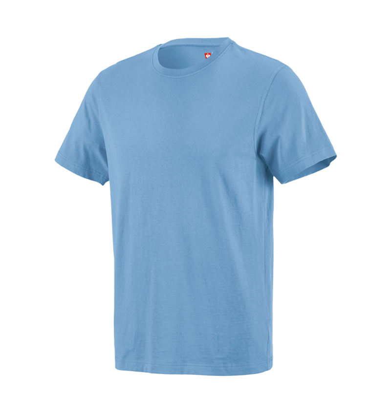 Shirts & Co.: e.s. T-Shirt cotton + azurblau 3