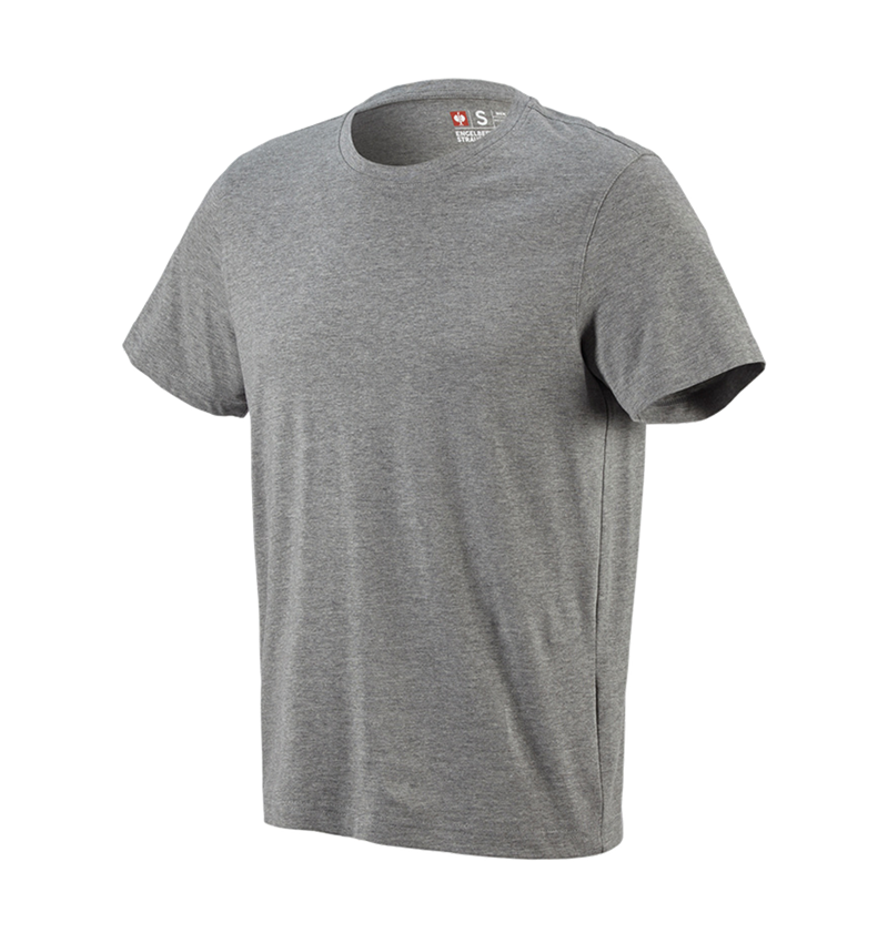 Shirts & Co.: e.s. T-Shirt cotton + graumeliert 5