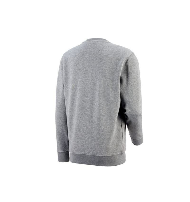 Shirts & Co.: e.s. Sweatshirt poly cotton + graumeliert 6