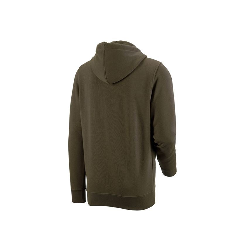Topics: e.s. Hoody sweatjacket poly cotton + olive 1