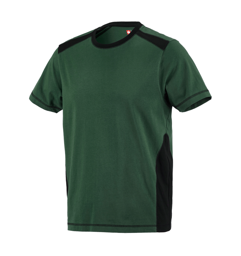 Gartenarbeit: T-Shirt cotton e.s.active + grün/schwarz 2