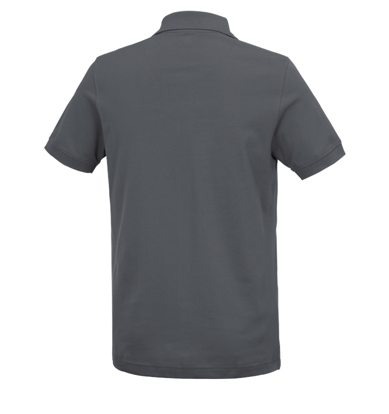 Shirts & Co.: e.s. Polo-Shirt cotton Deluxe + anthrazit 6