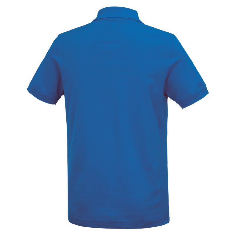 Shirts, Pullover & more: e.s. Polo shirt cotton Deluxe + gentianblue 1