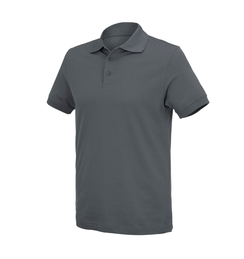 Shirts & Co.: e.s. Polo-Shirt cotton Deluxe + anthrazit 5