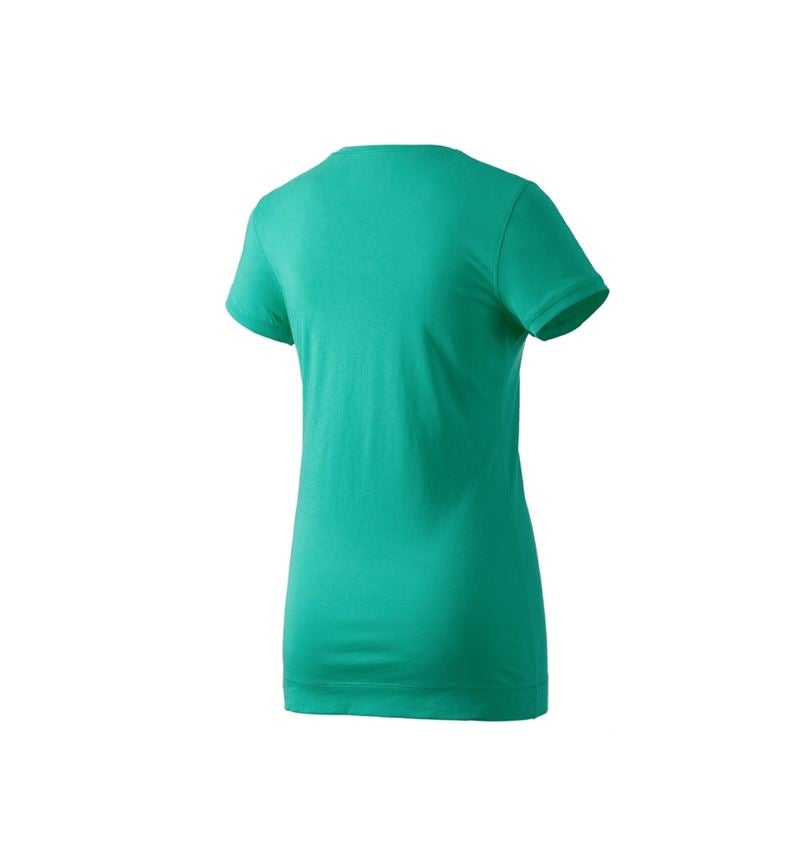 Shirts, Pullover & more: e.s. Long shirt cotton, ladies' + lagoon 1