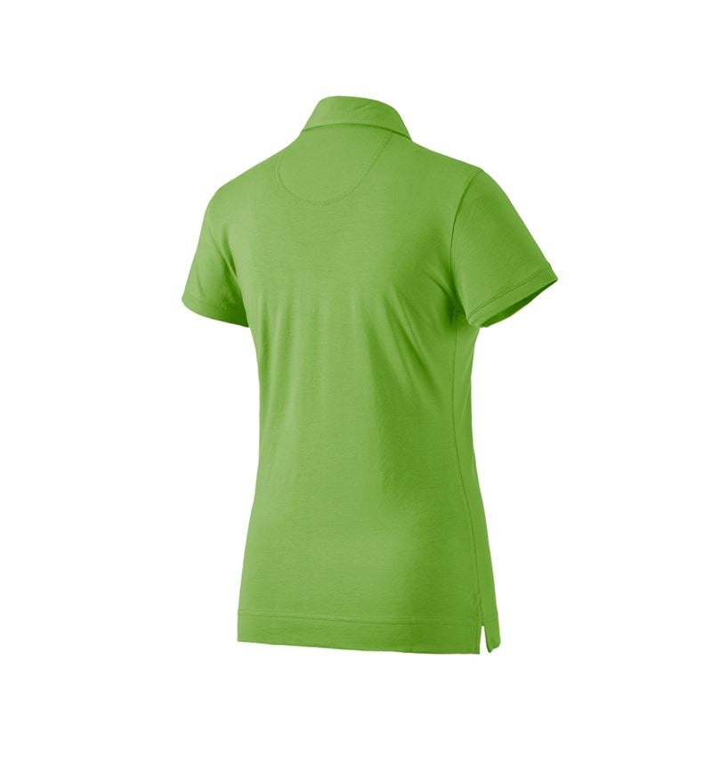 Topics: e.s. Polo shirt cotton stretch, ladies' + seagreen 3