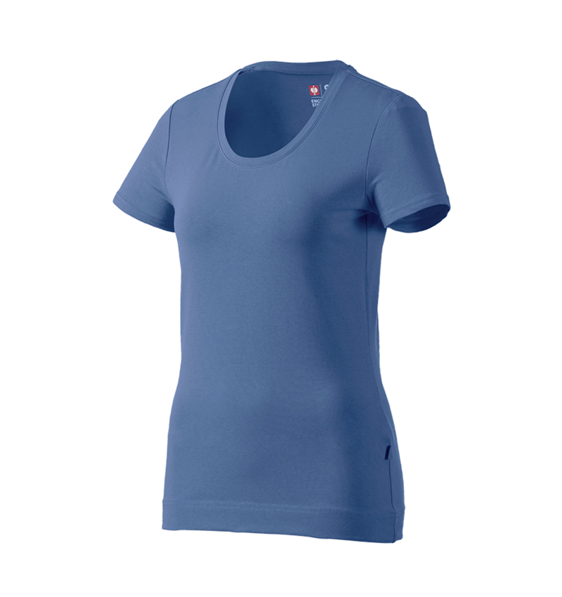 Shirts, Pullover & more: e.s. T-shirt cotton stretch, ladies' + cobalt 4