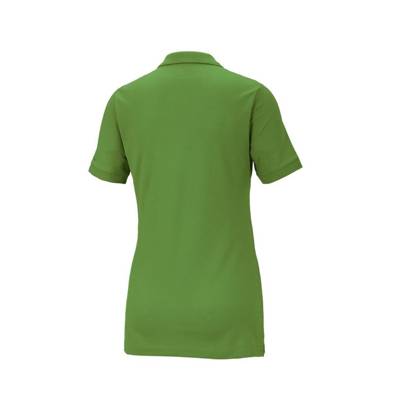 Topics: e.s. Piqué-Polo cotton stretch, ladies' + seagreen 3