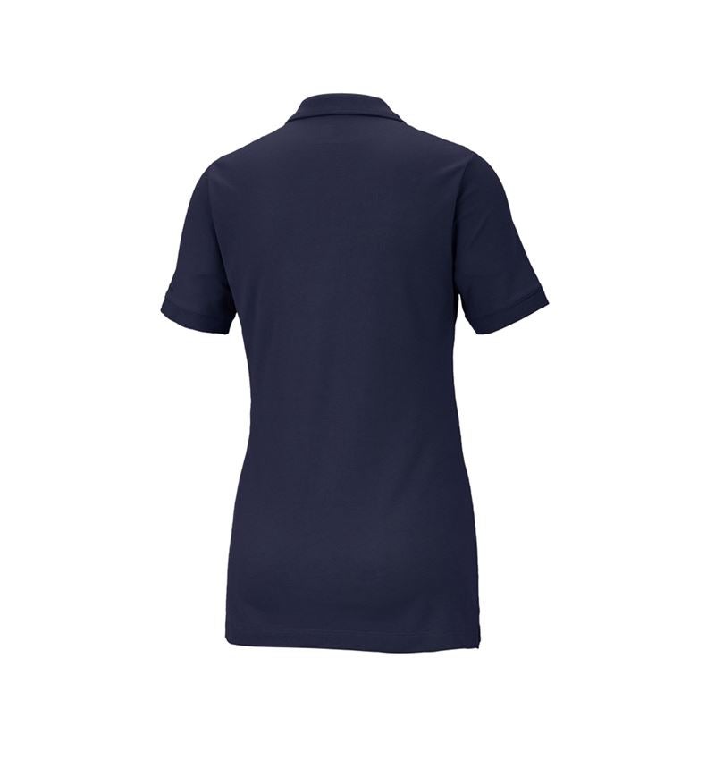 Topics: e.s. Piqué-Polo cotton stretch, ladies' + navy 3