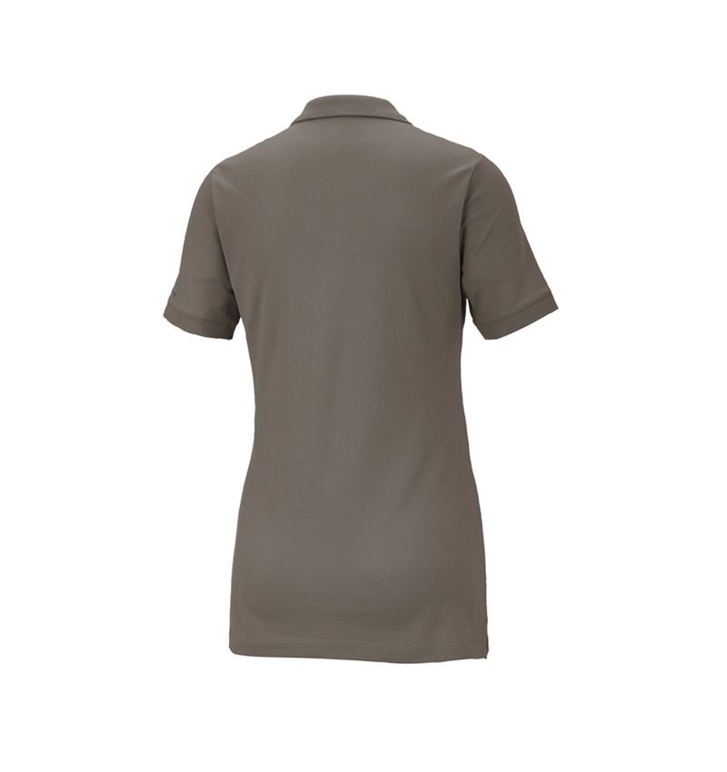 Topics: e.s. Piqué-Polo cotton stretch, ladies' + stone 3