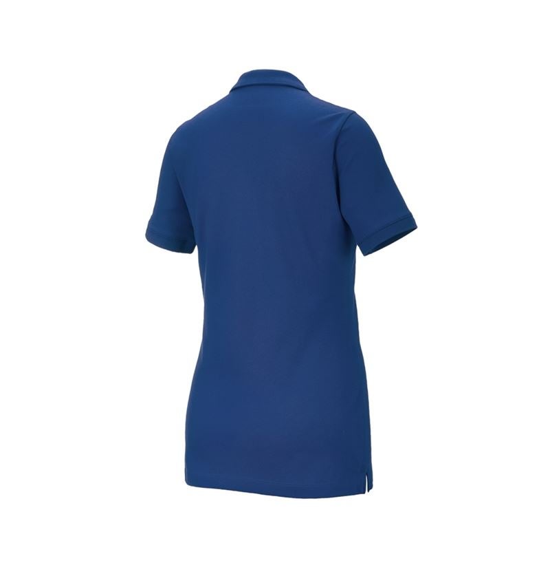 Topics: e.s. Piqué-Polo cotton stretch, ladies' + alkaliblue 3