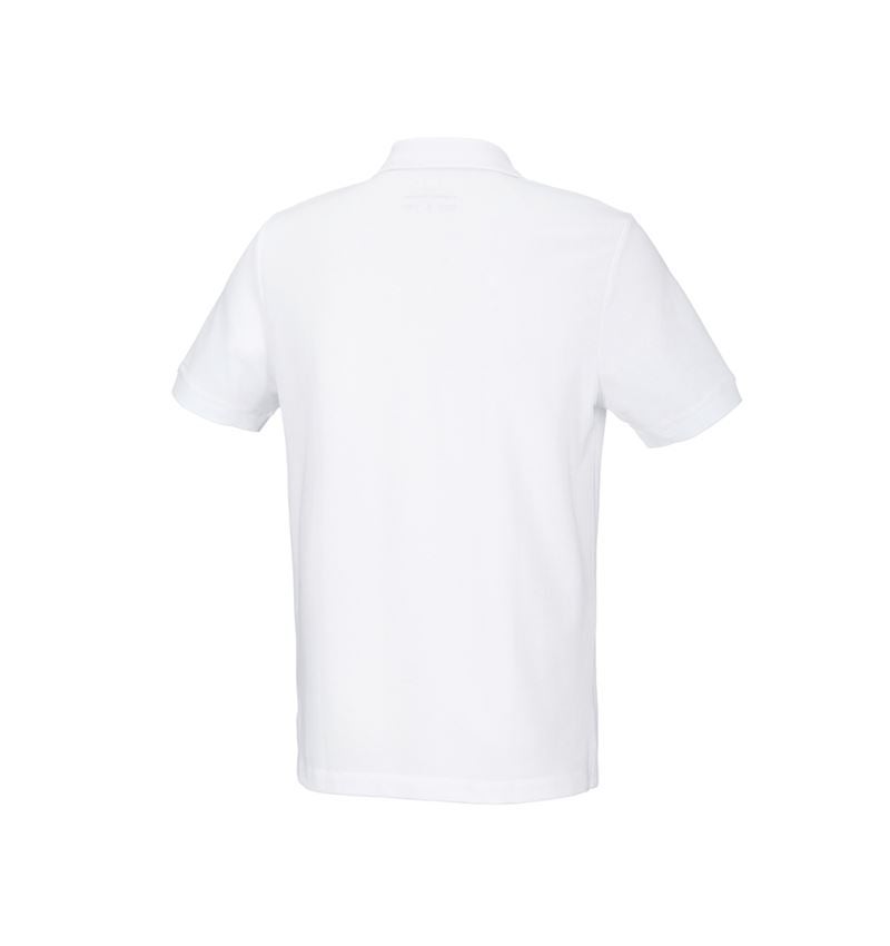 Themen: e.s. Piqué-Polo cotton stretch + weiß 4