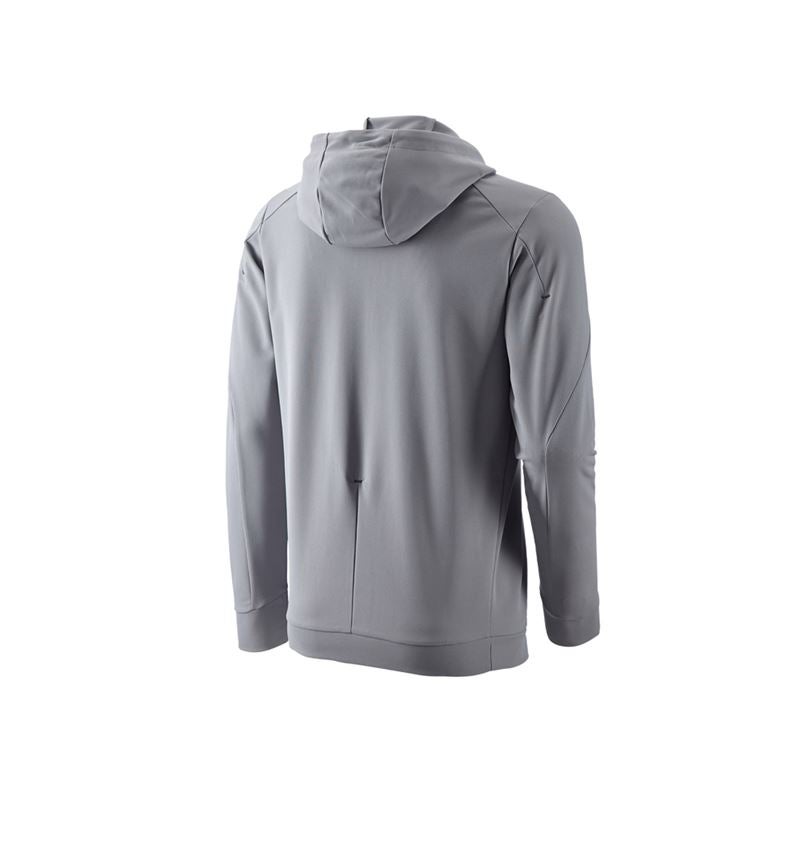 UV-Schutz: e.s. Funktions Hoody-Longsleeve UV + platin/anthrazit 4