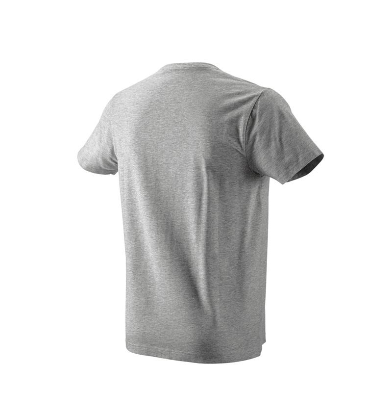 Shirts & Co.: e.s. T-Shirt 1908 + graumeliert/weiß 3