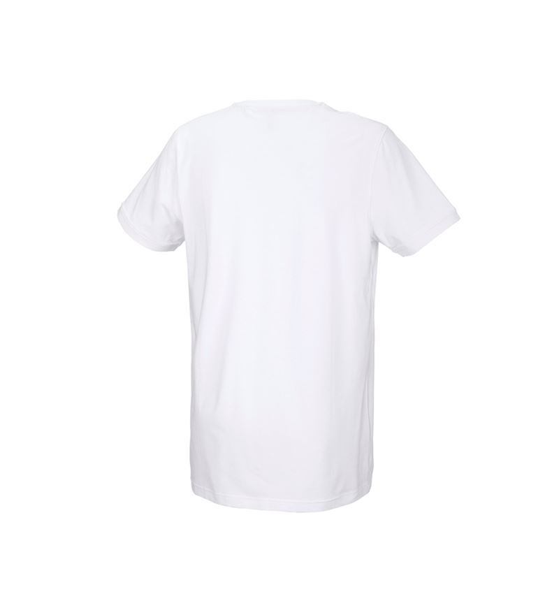 Painters | Decorators | Plasterers: e.s. T-shirt cotton stretch, long fit + white 3