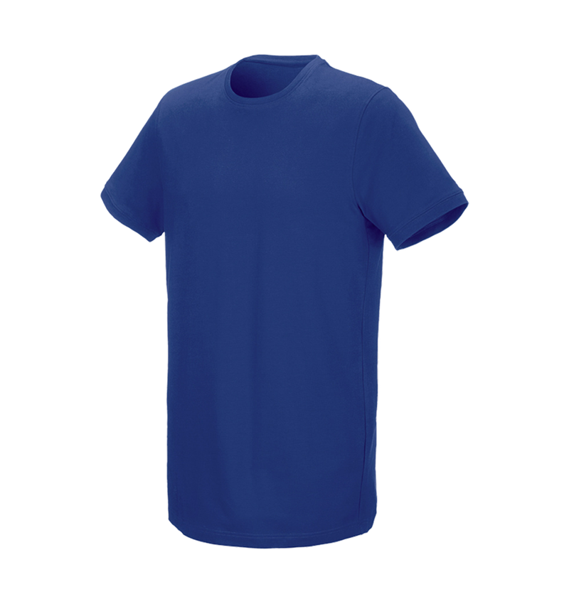 Shirts, Pullover & more: e.s. T-shirt cotton stretch, long fit + royalblue 2