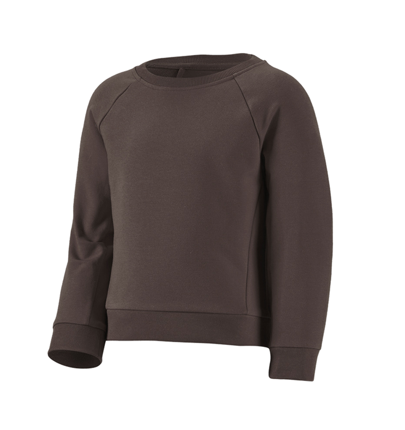Shirts, Pullover & more: e.s. Sweatshirt cotton stretch, children's + chestnut 4