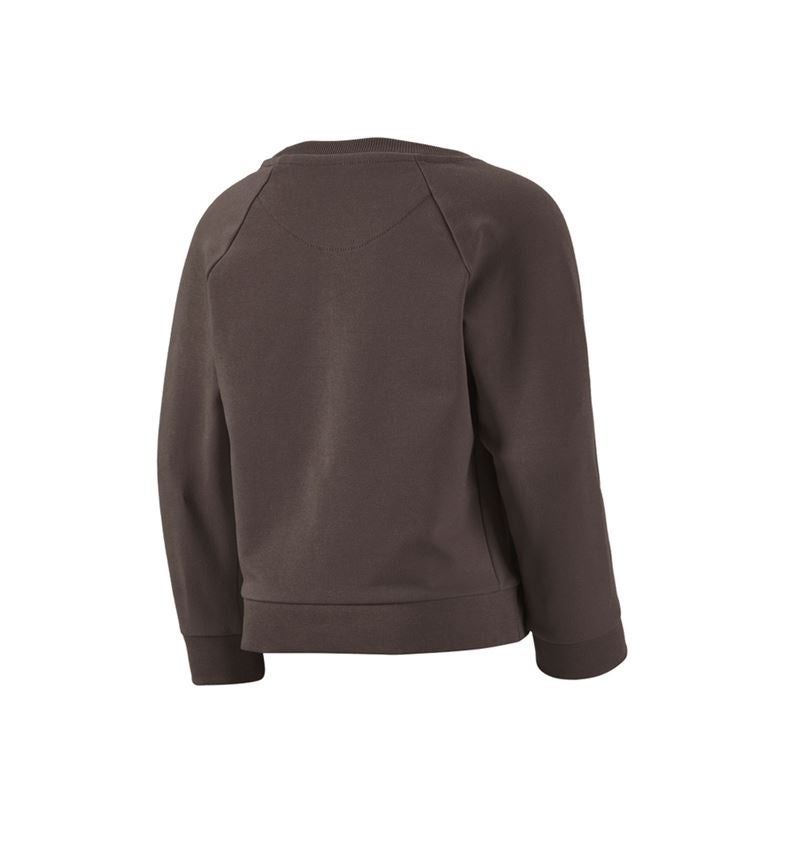 Shirts, Pullover & more: e.s. Sweatshirt cotton stretch, children's + chestnut 5