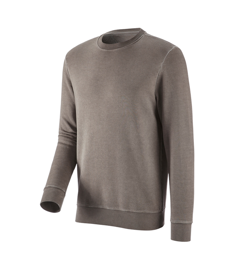 Shirts, Pullover & more: e.s. Sweatshirt vintage poly cotton + taupe vintage 4