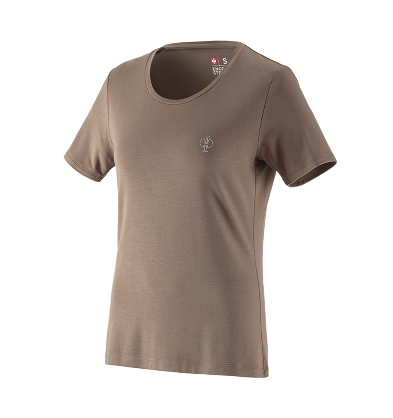 Shirts, Pullover & more: Modal-shirt e.s. ventura vintage, ladies' + umbrabrown