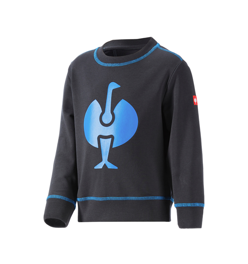 Shirts & Co.: Sweatshirt e.s.motion 2020, Kinder + graphit/enzianblau 4
