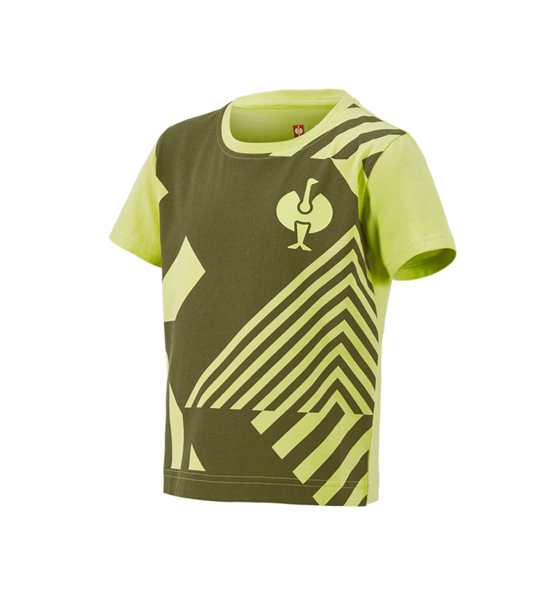 Shirts & Co.: T-Shirt e.s.trail graphic, Kinder + wacholdergrün/limegrün 2