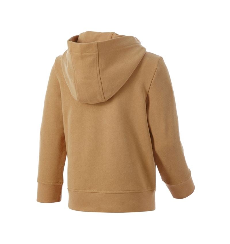 Shirts & Co.: Hoody-Sweatshirt e.s.iconic works, Kinder + mandelbraun 5