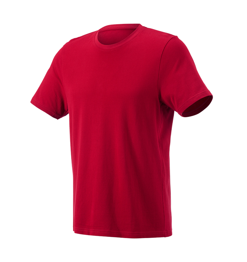Topics: e.s. Piqué-T-shirt cotton light + fiery red 6