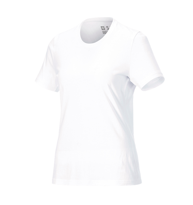 Themen: e.s. T-Shirt cotton light, Damen + weiß 3